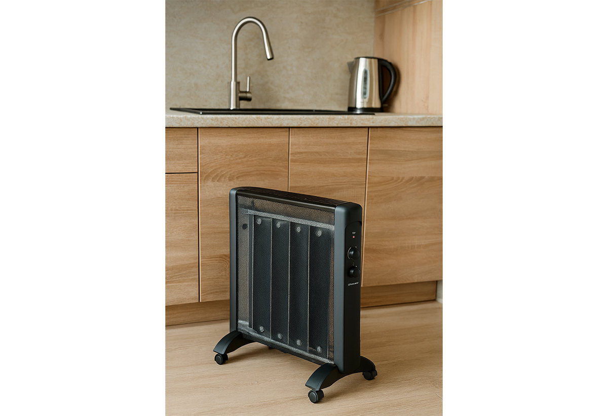 Απεικονίζεται το πάνελ σε κουζίνα.